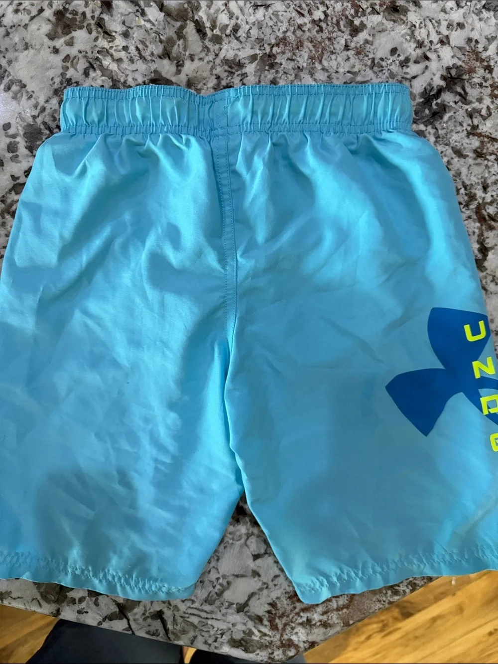 Under Armour Light Blue bathing suit, Youth Medium
